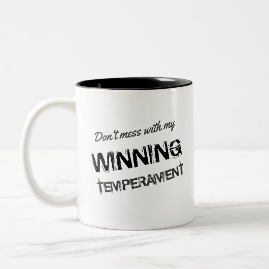 Eigene Wahl 2016 Mein Gewinnertemperament Zweifarbige Tasse (Links)