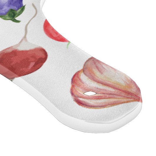 Eigene Wasserfarben Gemüse Küche Schneidebrett (Ecke)