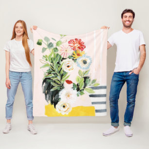 Eigene Wege wachsen Fleecedecke