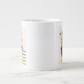 Eigene Wege wachsen Jumbo-Tasse (Vorderseite)
