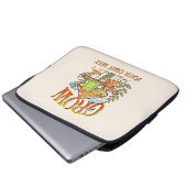 Eigene Wege wachsen Laptopschutzhülle (Vorne Knopf)