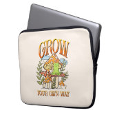Eigene Wege wachsen Laptopschutzhülle (Vorderseite Links)