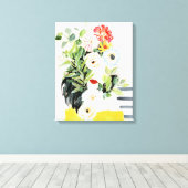 Eigene Wege wachsen Leinwanddruck (Insitu (Holzboden))