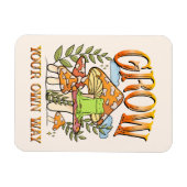 Eigene Wege wachsen Magnet (Horizontal)