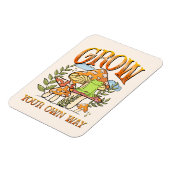 Eigene Wege wachsen Magnet (Linke Seite)