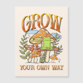 Eigene Wege wachsen Magnetkarte (Vorderseite)