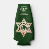 Eigene Weihnachtskrippe Flaschenkühler (Vorderseite)