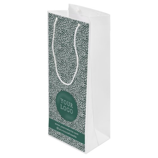 Eigene Weinbeutel mit Firmenlogo Geschenktüte Für Weinflaschen (Rückseite Schrägansicht)