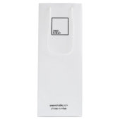 Eigene Weinbeutel mit Logo Geschenktüte Für Weinflaschen (Vorderseite)