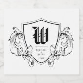 Eigene Weine und feine Weinflaschen Schaumweinetikett (Einzelnes Label)