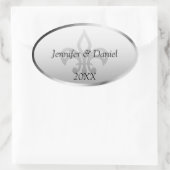 Eigene Weinetiketten, die Sie individuell gestalte Ovaler Aufkleber (Tasche)