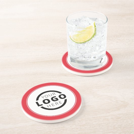 Eigene Werbefirma-Logo mit der Markenbezeichnung R Getränkeuntersetzer (Seite)