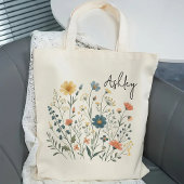 Eigene Wildblume Tote Beutel für Mama, Frauengesch Tragetasche