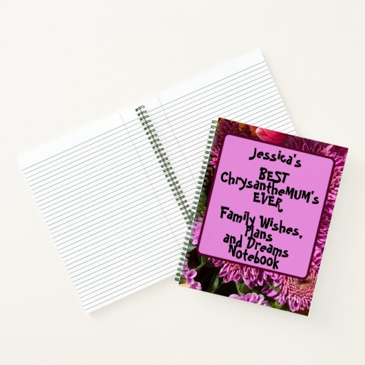 Eigene Wünsche, Pläne und Träume Notizblock (Innenseite)