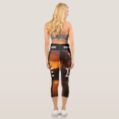 Eigene Yoga-Gym-Leggings Capri Leggings (Rückseite)