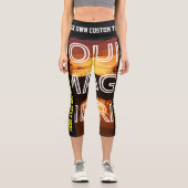 Eigene Yoga-Gym-Leggings Capri Leggings (Vorderseite)