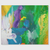 Eigener abstrakter Hintergrund. abstrakt,Acryl,ar Geschenkpapier (Flach)