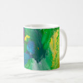 Eigener abstrakter Hintergrund. abstrakt,Acryl,ar Kaffeetasse (VorderseiteRechts)