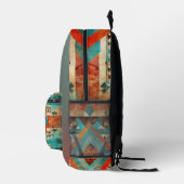 Eigener Amerikanische Ureinwohner Style Print - Mi Bedruckter Rucksack (Rechts)