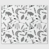 Eigener amerikanischer Hintergrund Geschenkpapier (Flach)