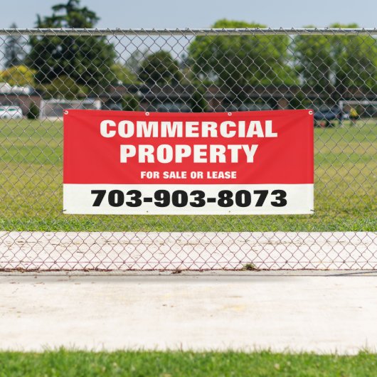 Eigener Banner für den Verkauf von Immobilien (Insitu)