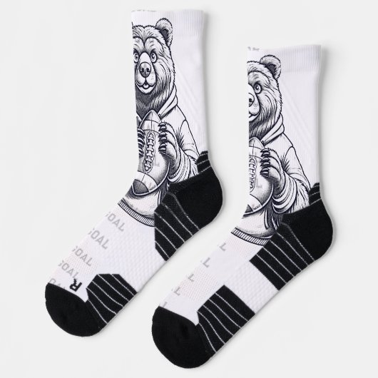 Eigener Bär Socken (Links)