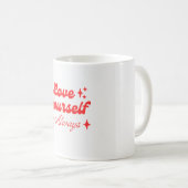 "Eigener Becher" Kaffeetasse (VorderseiteRechts)