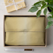Eigener Druckeffekt Gelb-Gold-Metallic Seidenpapier (Geschenk)
