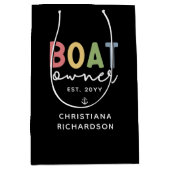 Eigener Eigentümer des Bootes gründete ein neues G Mittlere Geschenktüte (Vorderseite)