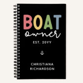 Eigener Eigentümer des Bootes gründete ein neues G Notizblock (Vorderseite)