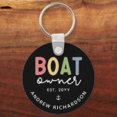 Eigener Eigentümer des Bootes gründete ein neues G Schlüsselanhänger (Vorderseite)