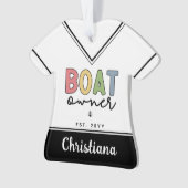 Eigener Eigentümer des Bootes gründete neue Gesche Ornament (Vorderseite)