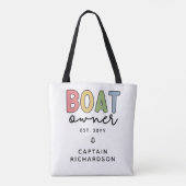 Eigener Eigentümer des Bootes gründete neue Gesche Tasche (Rückseite)