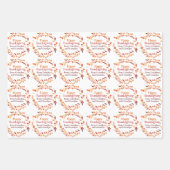 Eigener Erntedank fällt aus Herbstfeuer Geschenkpapier Set (Vorderseite 3)