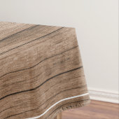 Eigener Familienname Monogramm rustikales Bauernho Tischdecke (Beispiel)