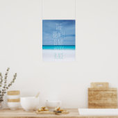 Eigener Foto-Strand ist mein Lieblingsplatz Poster (Küche)