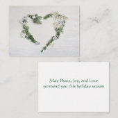 Eigener Frieden, Freude und Liebe Mitteilungskarte (Vorne/Hinten)