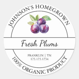 Eigener Garten Frische Bio Plakette Runder Aufkleber