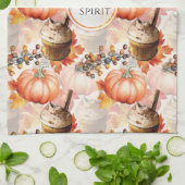 Eigener Geist Gemütliche Wasserfarbenpracht Geschirrtuch (Gefaltet)