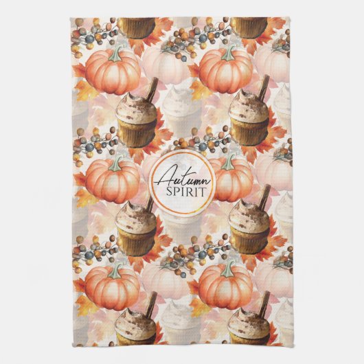 Eigener Geist Gemütliche Wasserfarbenpracht Geschirrtuch (Vertikal)