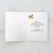 Eigener Gruß, Muttertag, Pferd, Foal Karte (Innenseite)