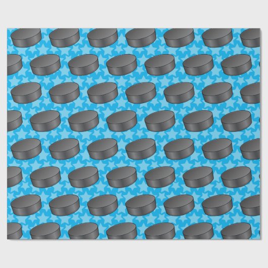 Eigener Hockey Geschenkpapier (Flach)