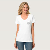 Eigener Kapitän und Schiffsname T-Shirt (Vorderseite Vollansicht)