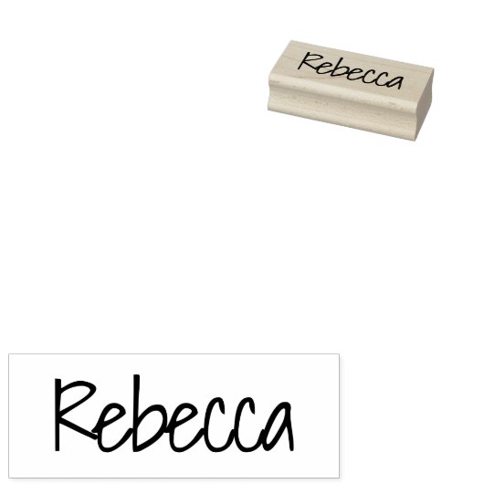 Eigener, kindlicher Name für handgeschriebene Skri Gummistempel (Stempel)