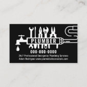 Eigener Klempner Visitenkarte (Vorderseite)