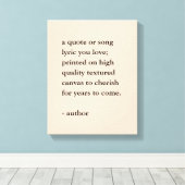 Eigener Kostenvoranschlag auf Leinwand (Insitu (Holzboden))