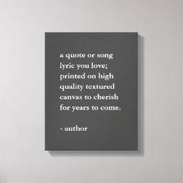 Eigener Kostenvoranschlag auf Leinwand