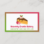 Eigener Kuchen kundenspezifischer QR Visitenkarte (Vorderseite)