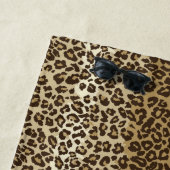 Eigener Leopardrucker Name des Monogramms Strandtuch (Beispiel)