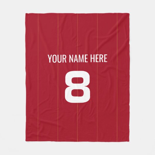 Eigener Liverpool Fleecedecke (Vorderseite)